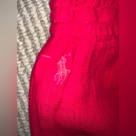 NWT Polo Ralph Lauren Girl's Crochet-Hem Gauze Pull-On Pants - Picture 7 of 8